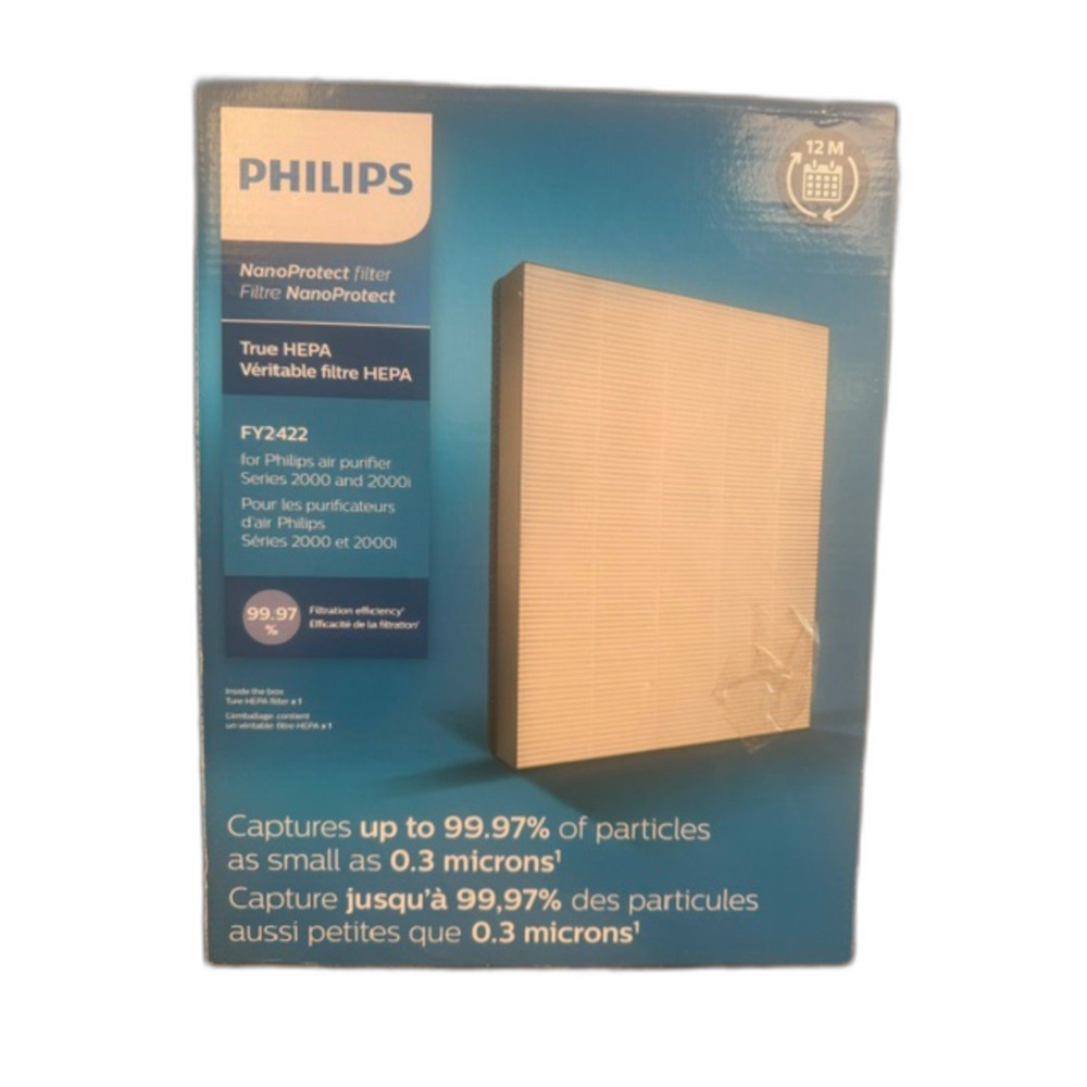 Philips FY2422 NanoProtect True HEPA Filter for Air Purifier Series 2000 2000i